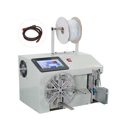 CX-90 Automatic Wire Cable Binding Twist Tie Machine , Bunching Wire Coiling Machine
