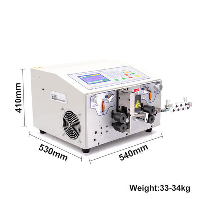 10mm2 جولة قطع الأسلاك تجريد آلة قطع العقص