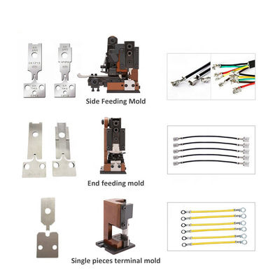 High Accuracy DC Terminal Crimper 50HZ Semi Automatic Electric 8T Cable