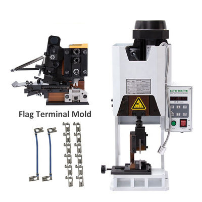 High Accuracy DC Terminal Crimper 50HZ Semi Automatic Electric 8T Cable