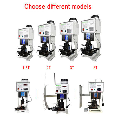 Máy cắt dây chuyền bán tự động với công suất động cơ 0,75KW 15KN Khả năng nhấn và nguồn điện 220V 50Hz