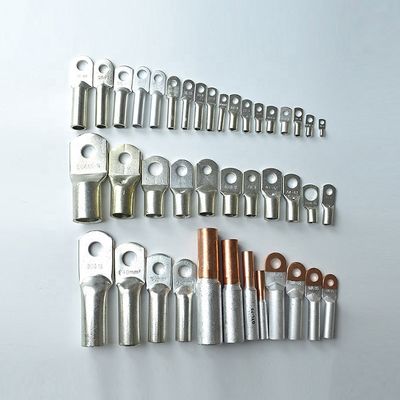 SC Lugs de cable de cobre enlatado Conectores de anillo AWG10-5/16 2.5-1000mm2 Batería Terminal de crimping Lug para automóviles Marina Solar