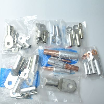 SC Lugs de cable de cobre enlatado Conectores de anillo AWG10-5/16 2.5-1000mm2 Batería Terminal de crimping Lug para automóviles Marina Solar