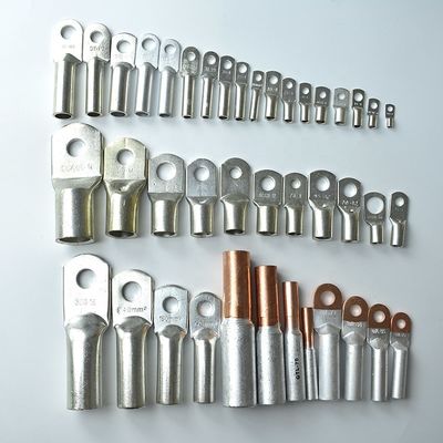 SC Lugs de cable de cobre enlatado Conectores de anillo AWG10-5/16 2.5-1000mm2 Batería Terminal de crimping Lug para automóviles Marina Solar