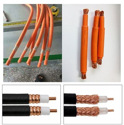 400W 48mm 압축 공기를 넣은 철사 벗기는 기계 자동 동축 케이블 벗기는 기계