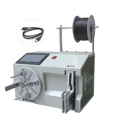 la bobineuse semi automatique de lien de 75-140mm USB câblent attacher la machine