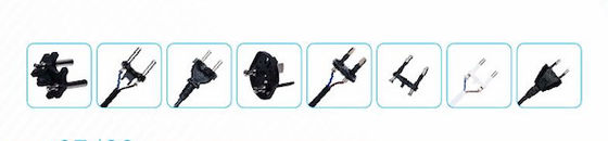 1.6kw ইউরোপীয় C7 2 পিন Crimping মেশিন ফ্ল্যাট 2 কোর তারের জন্য