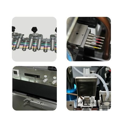 AWG32 AWG22 5 Wires Dip Tinning Machine Cable Crimping Twisting Machine
