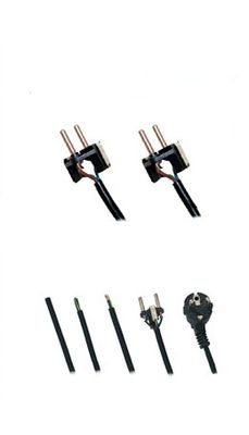 CEE7 Power Cord Making Machine Down Angle Plug Making Crimping Machine