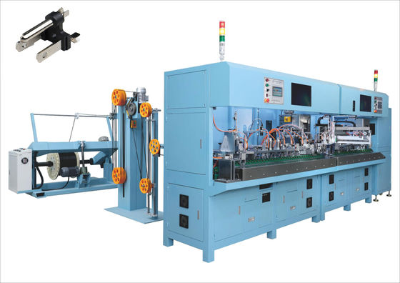 Down Angle Nema 5-15P Plug Making Crimping Machine Power Cord Production Line