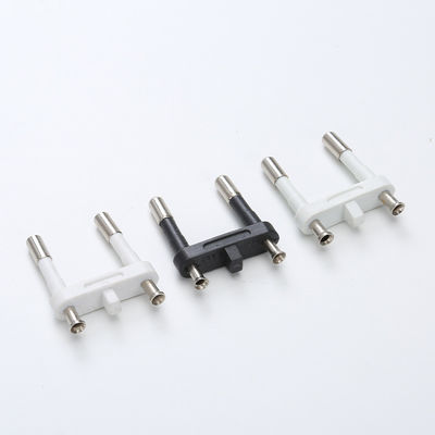 C3604 Copper 2 Pin VDE Plug Insert 4.0MM 2.5A Solid Pin Terminal Plug