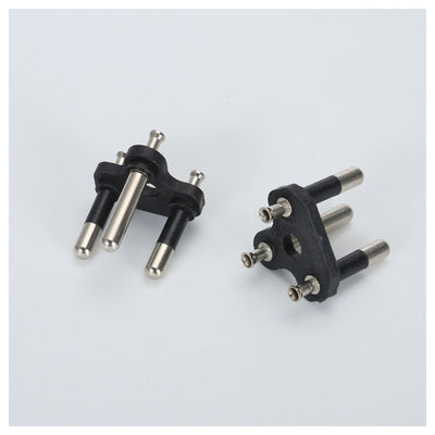 TISI 4.8MM 250V 16A Vde-Stecker-Einsatz-Vernickelung