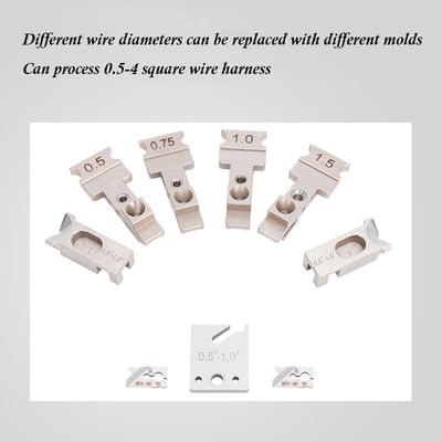 Semi Automatische Metalen kap en Draad Plooiende Machine 0.6mpa-0.8mpa