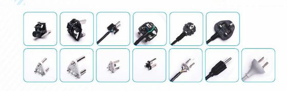3 Pin Plug Crimping Machine 900 - 1200pcs/Hr For Power Cord Making