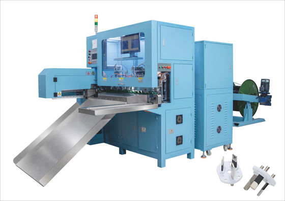 3 Pin Plug Crimping Machine 900 - 1200pcs/Hr For Power Cord Making