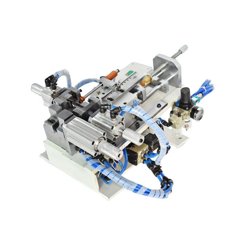Anschlag-pneumatische Abisoliermaschine AC220V 100mm für die Netzanschlusskabel-Herstellung
